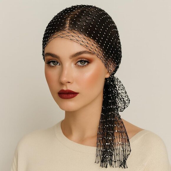 Rhinestone Lace Headband Glamour Women\'s Versatile Accessories main image 9